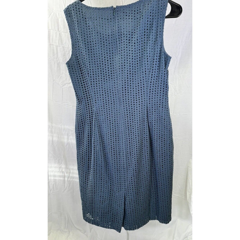 JONES‎ NY SLEEVELESS SCOOP NECK COTTON TANK DRESS, Blue, Size 6, MSRP $79 - Picture 2 of 4
